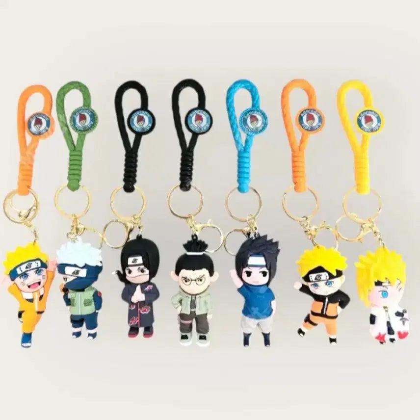 [BUNJANG] Naruto Anime Keyring Set / 나루토 키링