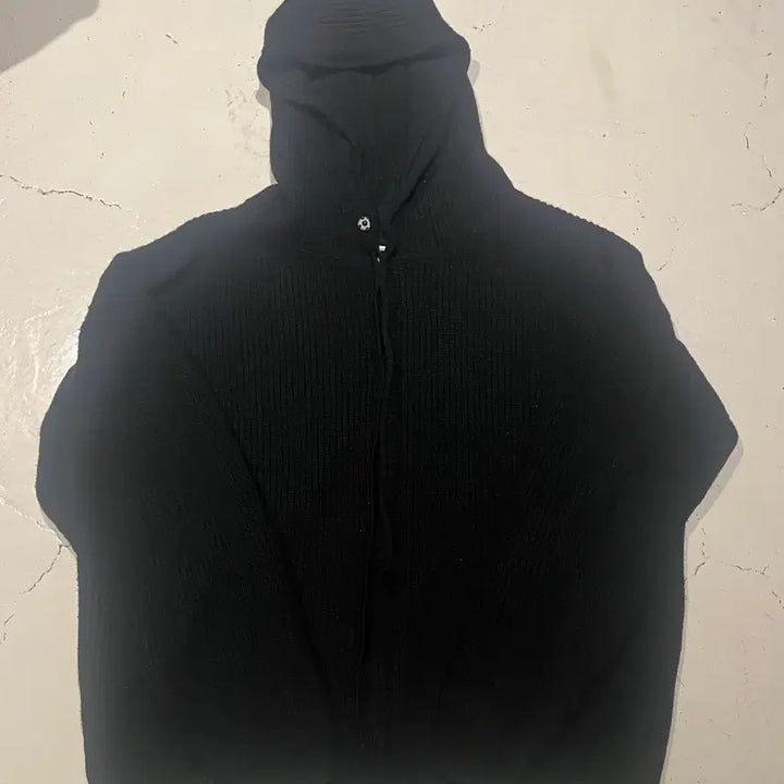 [BUNJANG] Blackout Lambswool Hooded Zip-up / [L]블랙아웃 램스울 후드집업