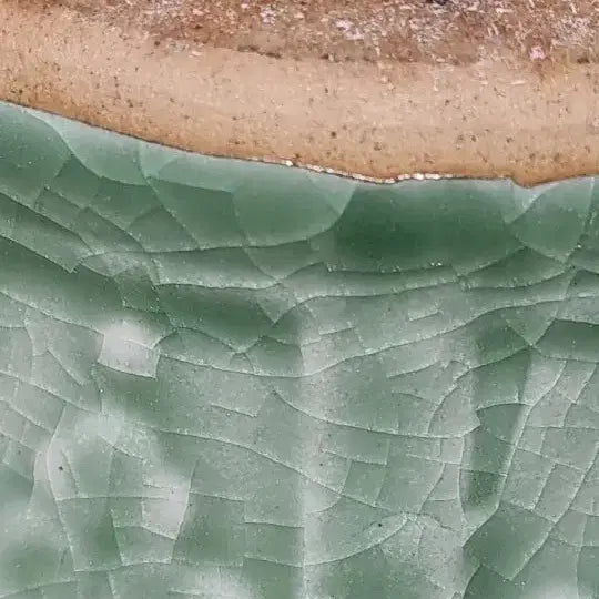 [BUNJANG] Celadon Porcelain Jar with Floral Relief 30cm / 청자 항아리 양각 초화문 높이30 지름28 센치 중국도자기 고도자 골통품