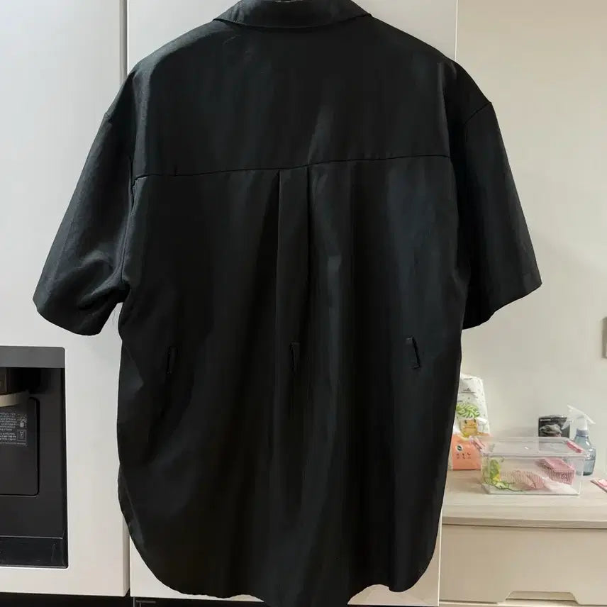 [BUNJANG] Black Short Sleeve Shirt / 5/26까지 검정색 반팔 셔츠