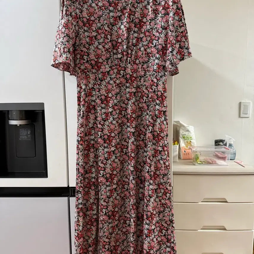 [BUNJANG] Floral Long Dress / 5/26까지 미착용 새제품 플라워 롱 원피스