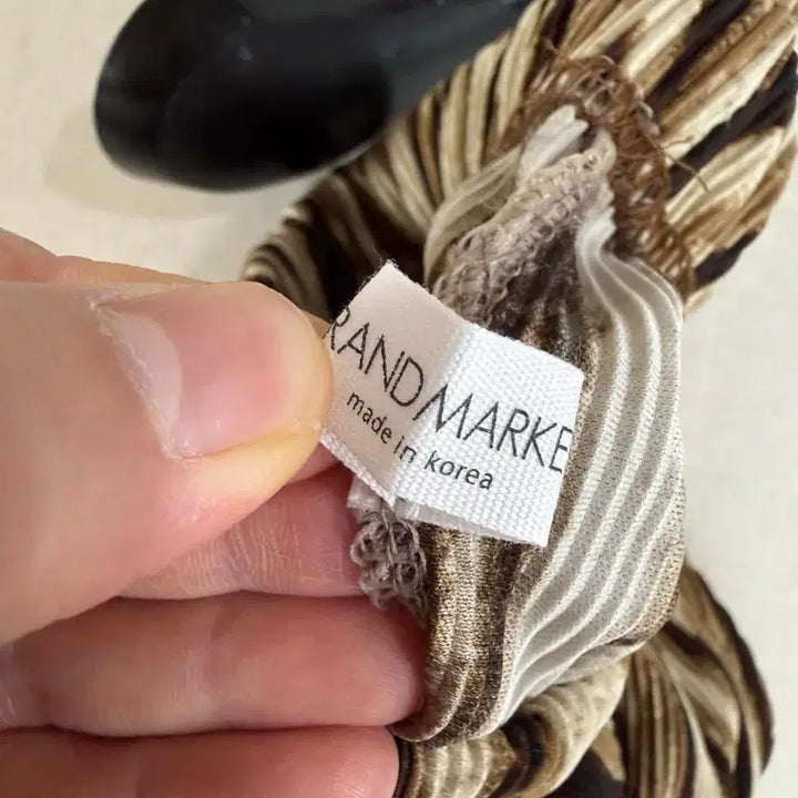 [BUNJANG] Pleated Zebra Print Long Pants / 5/26까지 새제품 플리츠 롱 팬츠