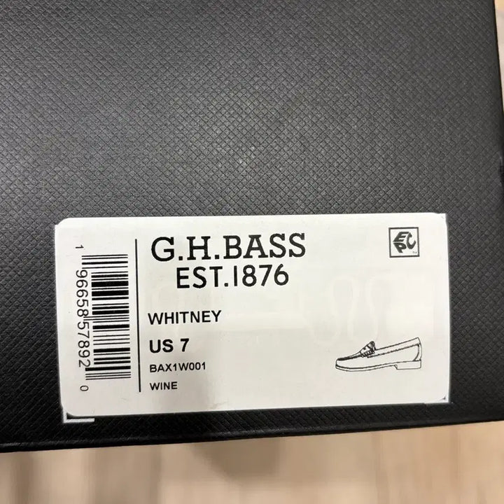 [BUNJANG] G.H. Bass Whitney Loafers Wine US 7 / G.H. Bass 위준 로퍼 와인 색상 US 7 새상품