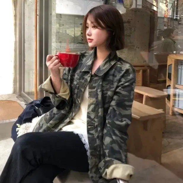 [BUNJANG] HOTPING Camouflage Shirt / 핫핑 카모플라쥬 셔츠