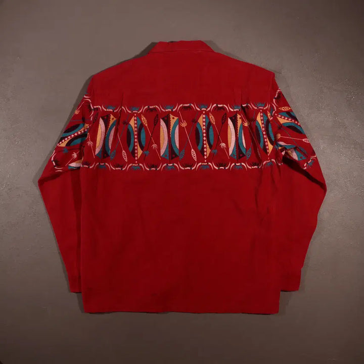 [BUNJANG] Toyo Enterprises Western Aztec Corduroy Shirt / 토요앤터프라이즈 웨스턴 아즈텍 코듀로이 셔츠 C267