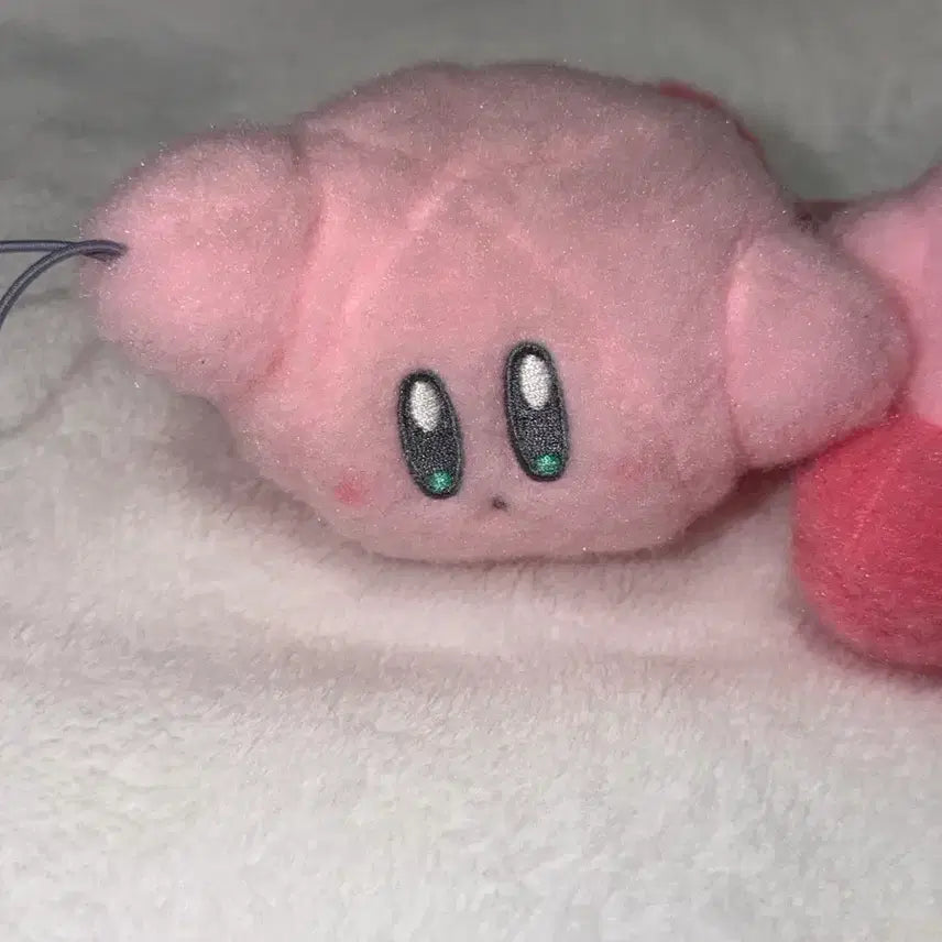 [BUNJANG] Kirby Pink Plush Doll Keyring / 별의 커비 분홍색 복슬 인형 키링 새상품 개당가격