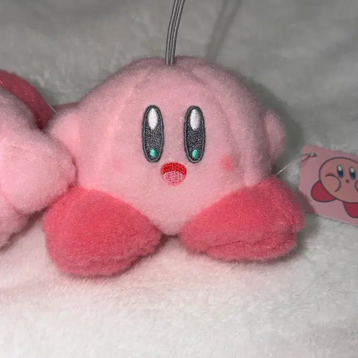 [BUNJANG] Kirby Pink Plush Doll Keyring / 별의 커비 분홍색 복슬 인형 키링 새상품 개당가격