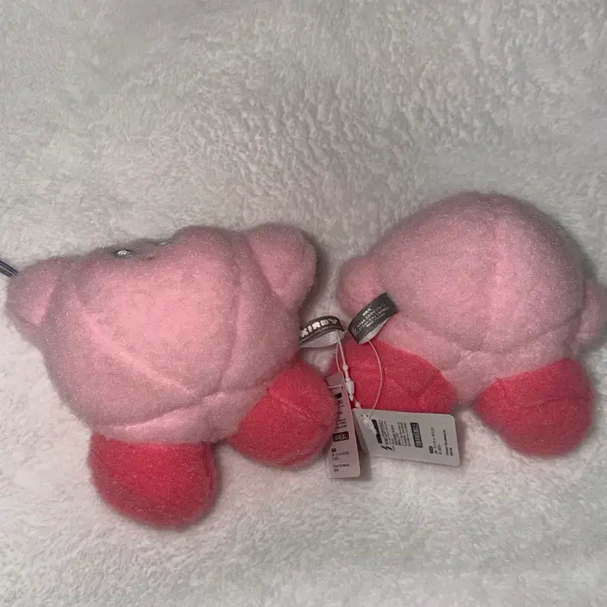 [BUNJANG] Kirby Pink Plush Doll Keyring / 별의 커비 분홍색 복슬 인형 키링 새상품 개당가격