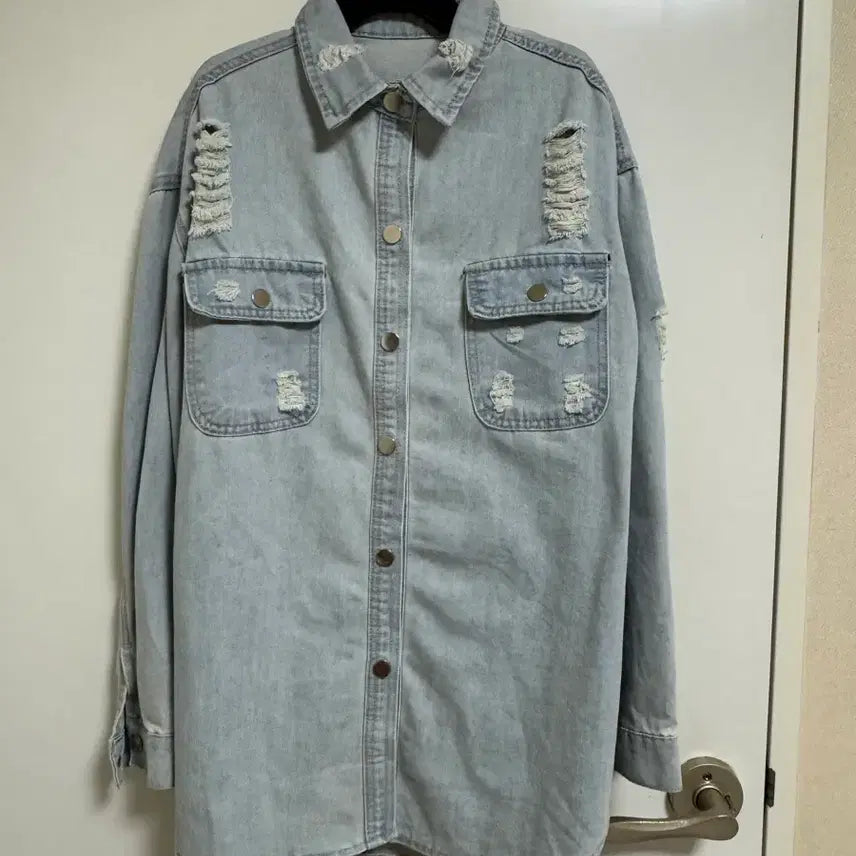 [BUNJANG] Denim Shirt Jacket / (새상품) 데님셔츠자켓겸 남방