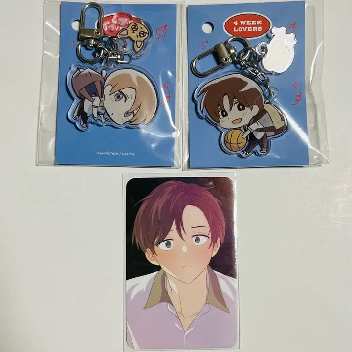[SOLD OUT] 4주애인 굿즈 키링 양도 포카덤