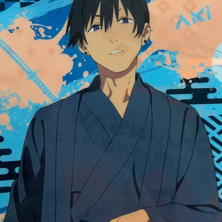 [BUNJANG] Chainsaw Man Aki Omaturi Mini Brocard / 체인소맨 아키 오마츠리 미니 브로마이드