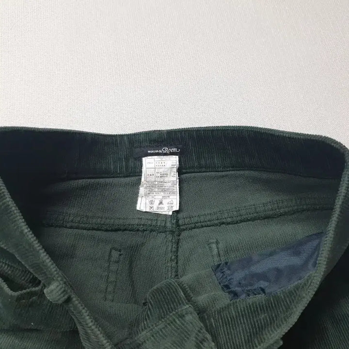[BUNJANG] Maison de Rome Corduroy Green Pants / 메종드로엠 코듀로이 그린 팬츠 바지 허리29