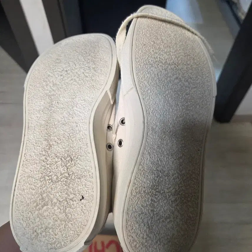 [BUNJANG] Kinch HAN-311 Ivory Canvas Sneakers / 킨치 HAN-311 아이보리 캔버스