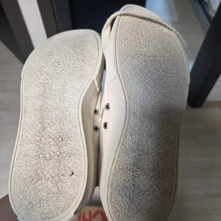 [BUNJANG] Kinch HAN-311 Ivory Canvas Sneakers / 킨치 HAN-311 아이보리 캔버스