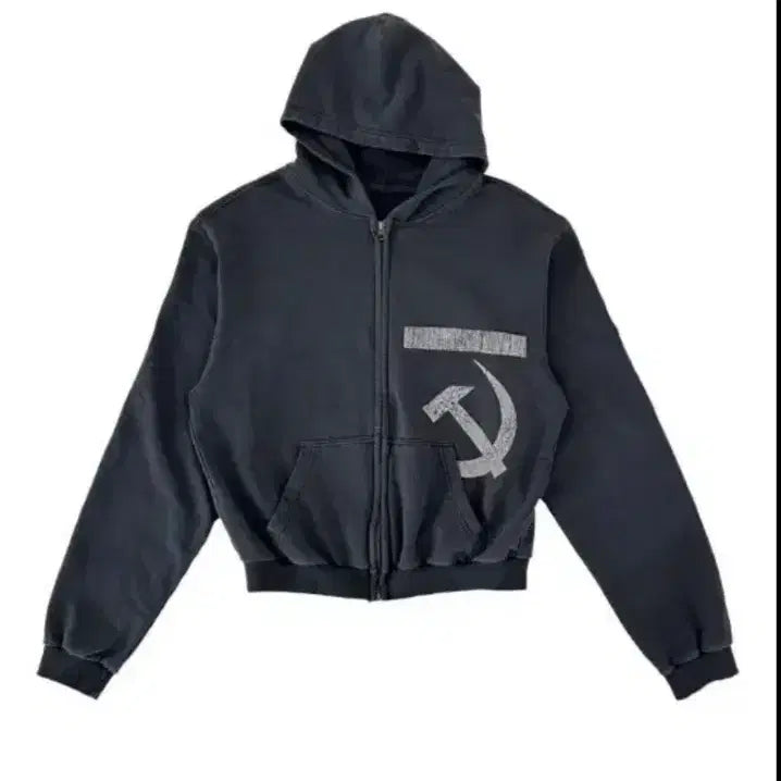 [BUNJANG] QAP Soviet VTG Hoodie Zip-up / qap 소비에트 vtg 후드집업