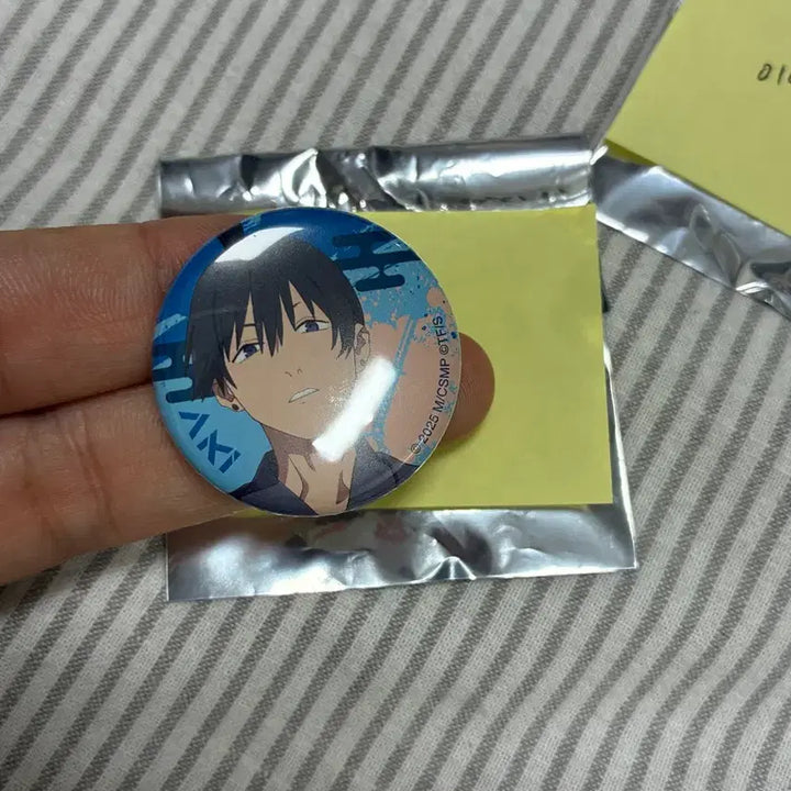 [BUNJANG] Chainsaw Man Aki Omaturi Mini Can Badge / 체인소맨 아키 오마츠리 미니 캔뱃지