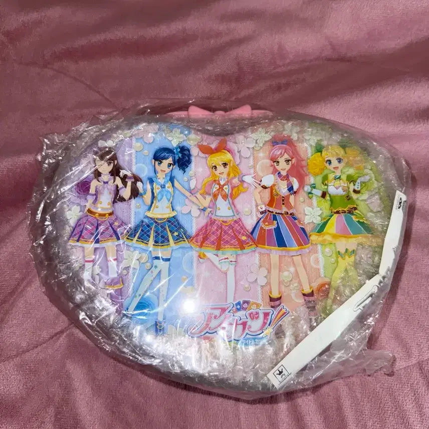 [BUNJANG] Aikatsu! I am Star Heart-Shaped Metal Storage Case / 아이카츠 아이엠스타 하트 철제 가방 보관