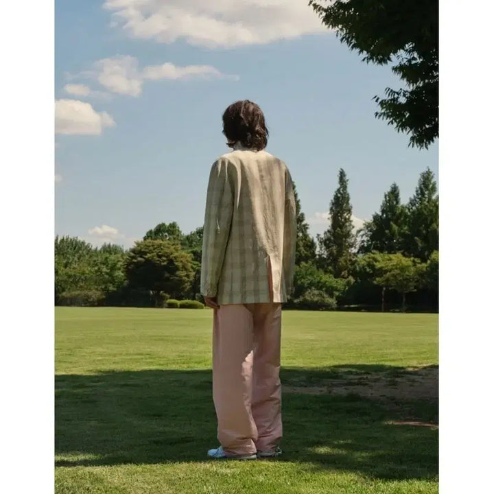[BUNJANG] Trunk Project Check Blazer Jacket / 새상품 트렁크 프로젝트 체크 블레이져 재킷