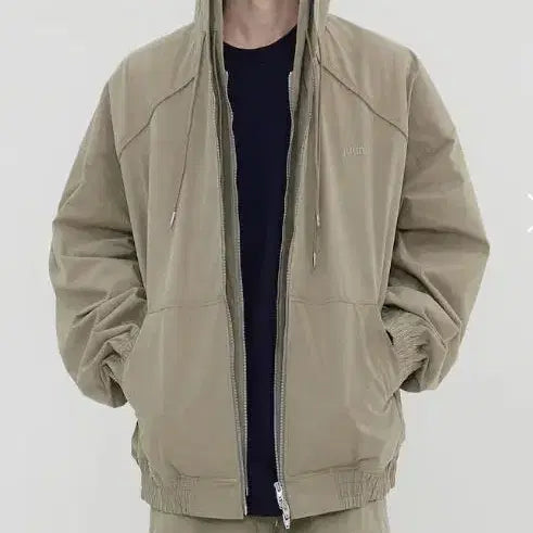 [BUNJANG] Juun.J Double Layered Hoodie Zip-up / 준지 / 26SS 더블레이어드 후드 집업 / M