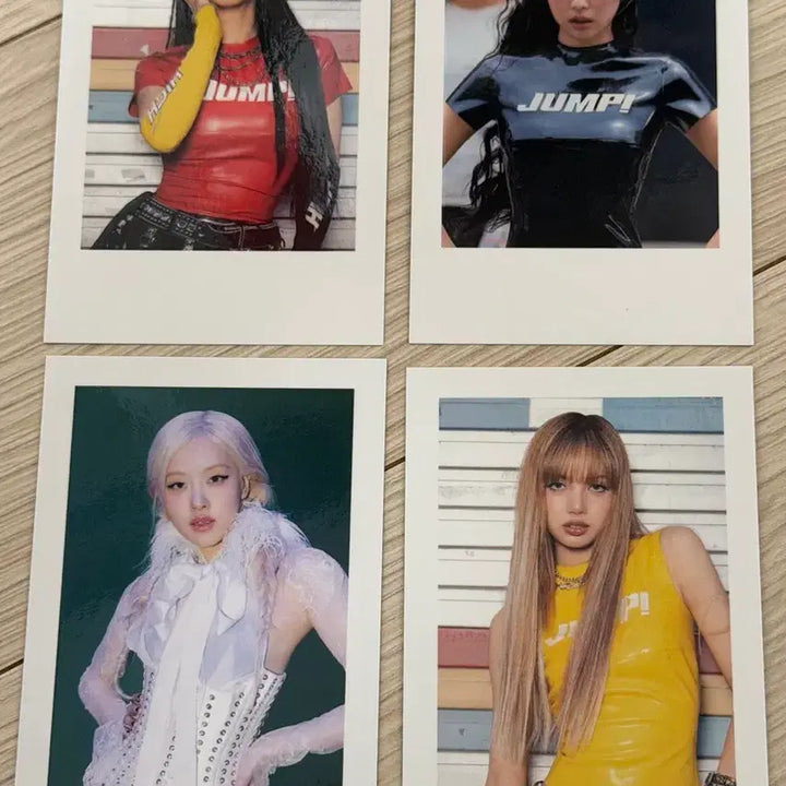 [BUNJANG] Blackpink Deadline Jump Polaroid 4-Piece Set / 블랙핑크 데드라인 점프 폴라로이드 4종 세트