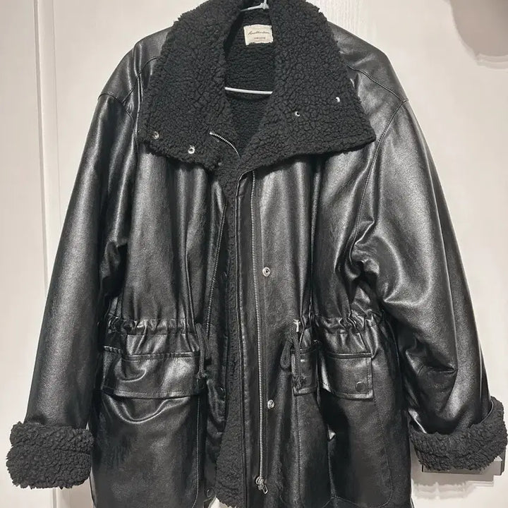 [BUNJANG] Leather Shearling Jacket / 레더양털자켓