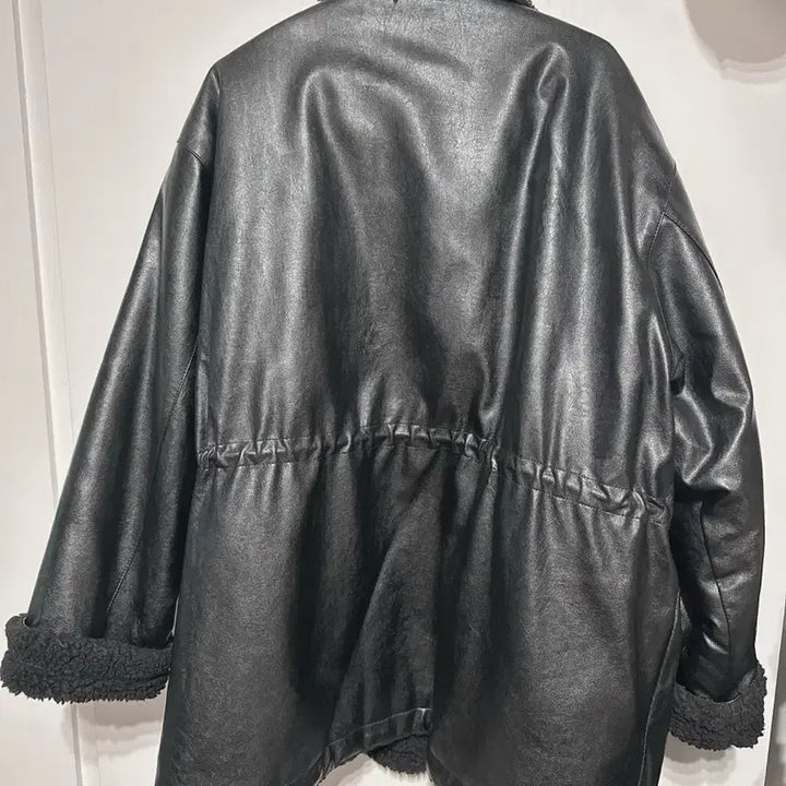 [BUNJANG] Leather Shearling Jacket / 레더양털자켓