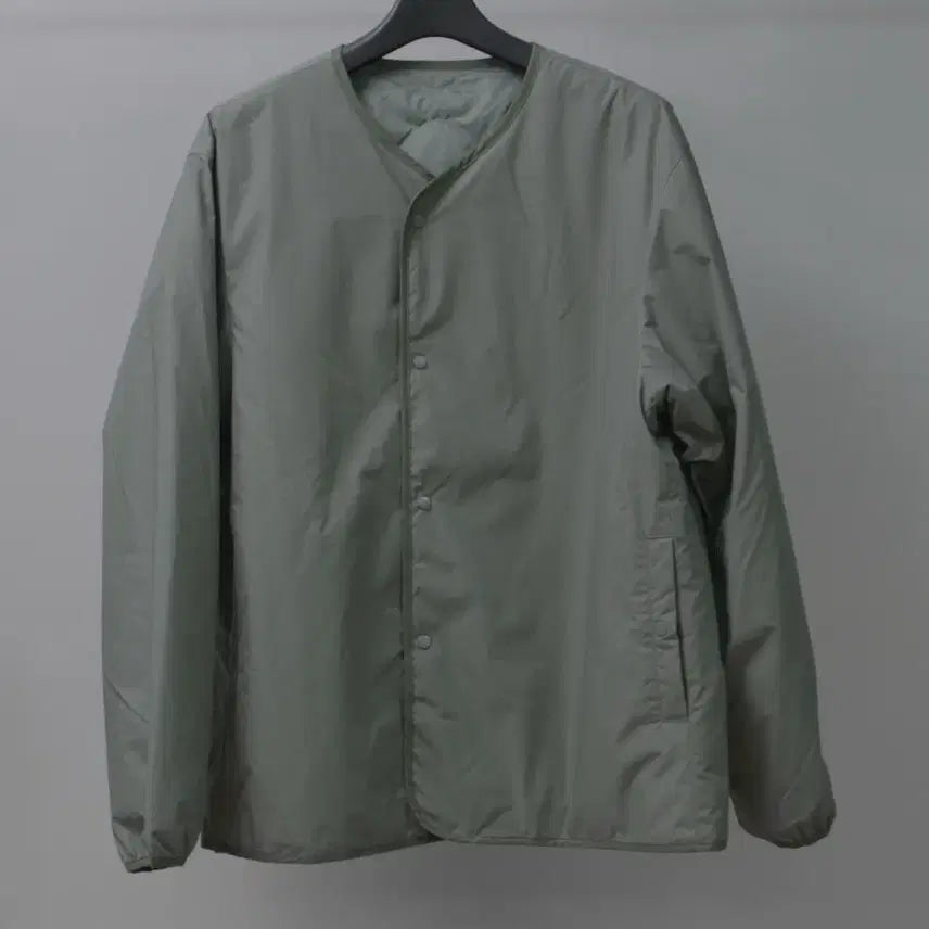 [BUNJANG] Nanamica Reversible Down Cardigan Sage Green XL / 나나미카 리버시블 다운 가디건 세이지 그린 XL