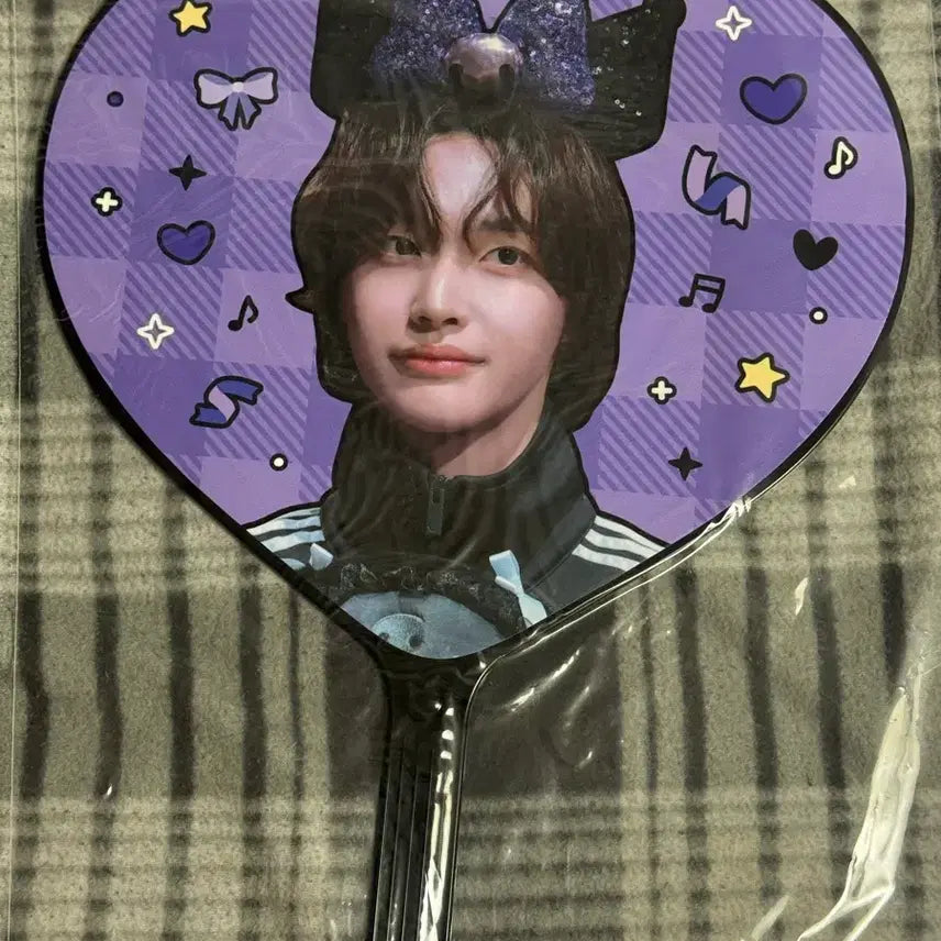 [BUNJANG] RIIZE Wonbin Uchiwa Fan (Kuromi Design) - Sealed / [미개봉 새상품]라이즈 원빈 우치와 쿠로미