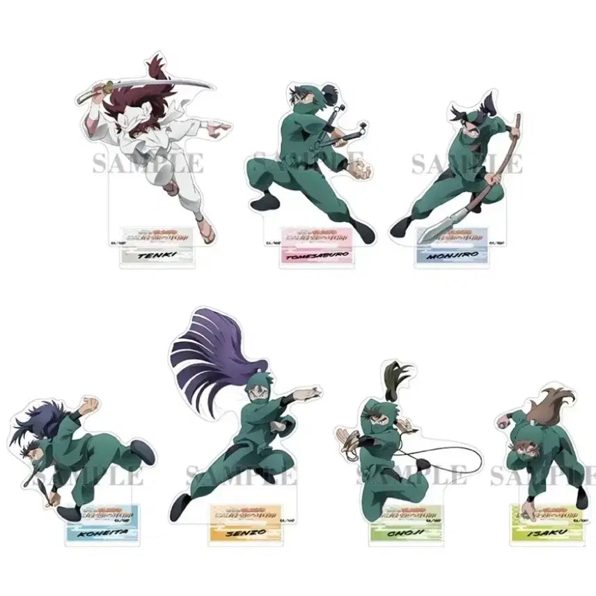 [BUNJANG] Nintama Rantarou The Master of the Great Battlefield Acrylic Stand Bundle Set / (배송비 포함) 닌타마 도최군 블루레이 특전 아크릴 일괄 판매