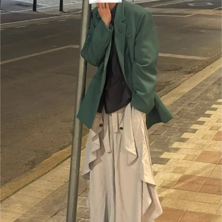 [BUNJANG] The Identity Project Mint Blazer / 더 아이덴티티 프로젝트 민트 블레이저