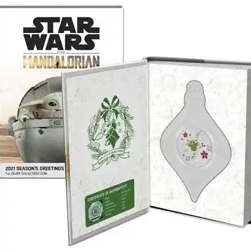 [BUNJANG] Star Wars Mandalorian Baby Yoda 1 oz Silver Coin / 스타워즈 만달로리안 베이비요다 1온스 은화