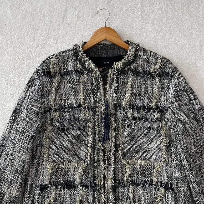 [BUNJANG] System Tweed Jacket Women / 시스템 트위드 자켓 여성