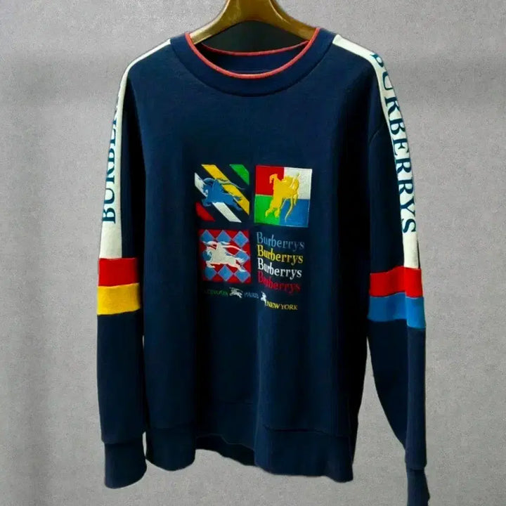 [BUNJANG] Burberry Archive Logo Sweatshirt / [XXXL]버버리 컬러  아카이브 로고 맨투맨