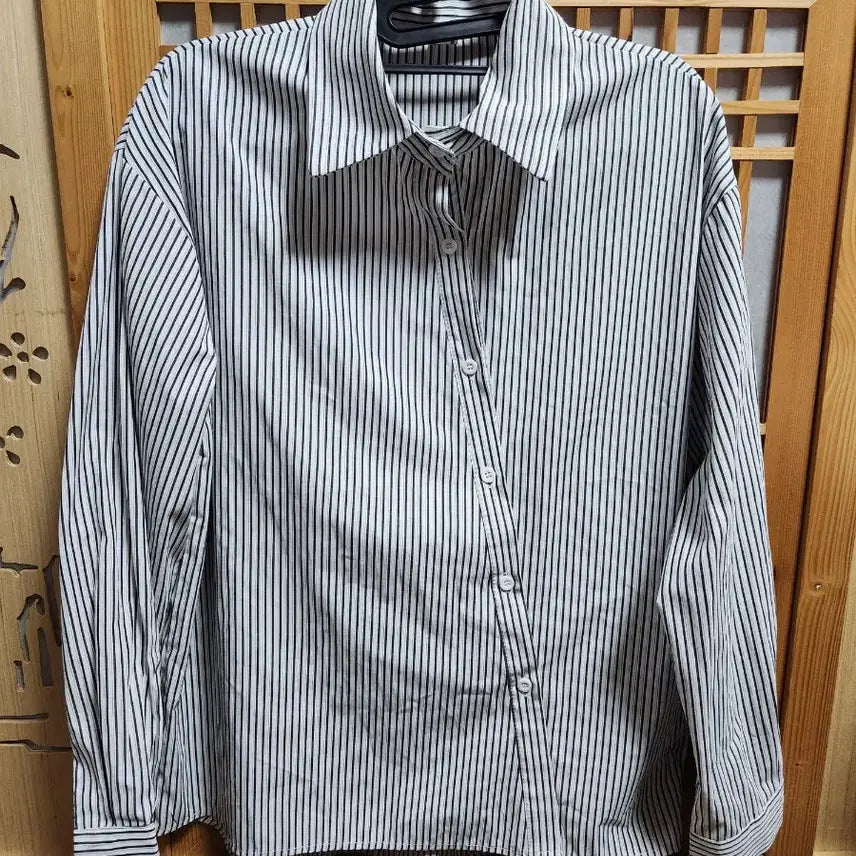 [BUNJANG] Casual Long Sleeve Shirt / 여성 간절기 캐주얼 긴팔셔츠