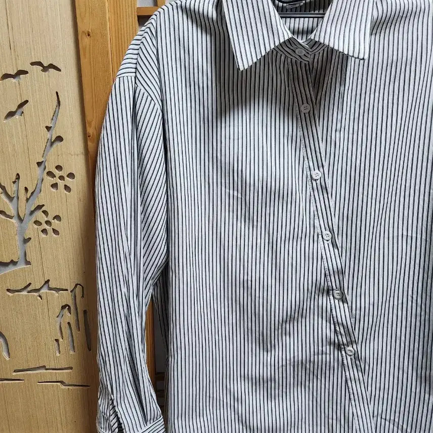 [BUNJANG] Casual Long Sleeve Shirt / 여성 간절기 캐주얼 긴팔셔츠