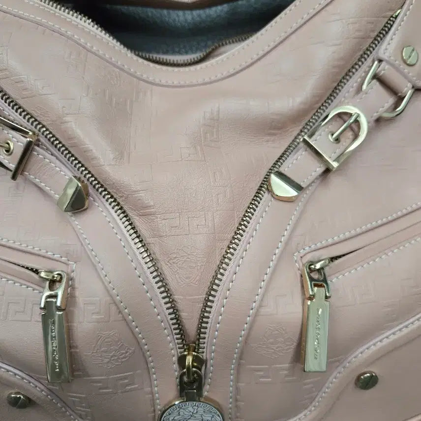 [BUNJANG] Versace Pink Hobo Bag / 정품 베르사체 핑크색 호보백(감정서 포함)