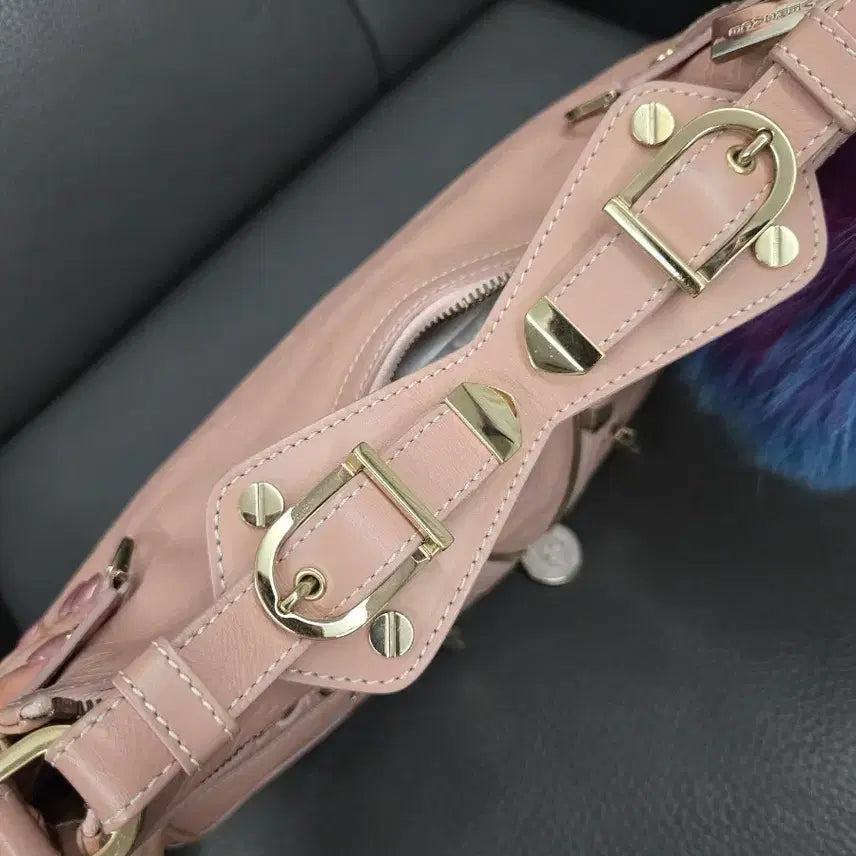 [BUNJANG] Versace Pink Hobo Bag / 정품 베르사체 핑크색 호보백(감정서 포함)