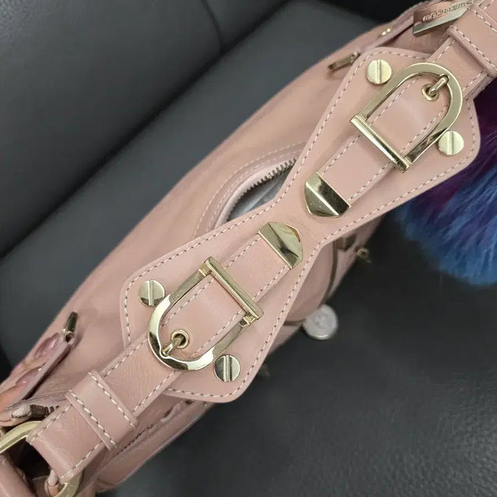 [BUNJANG] Versace Pink Hobo Bag / 정품 베르사체 핑크색 호보백(감정서 포함)
