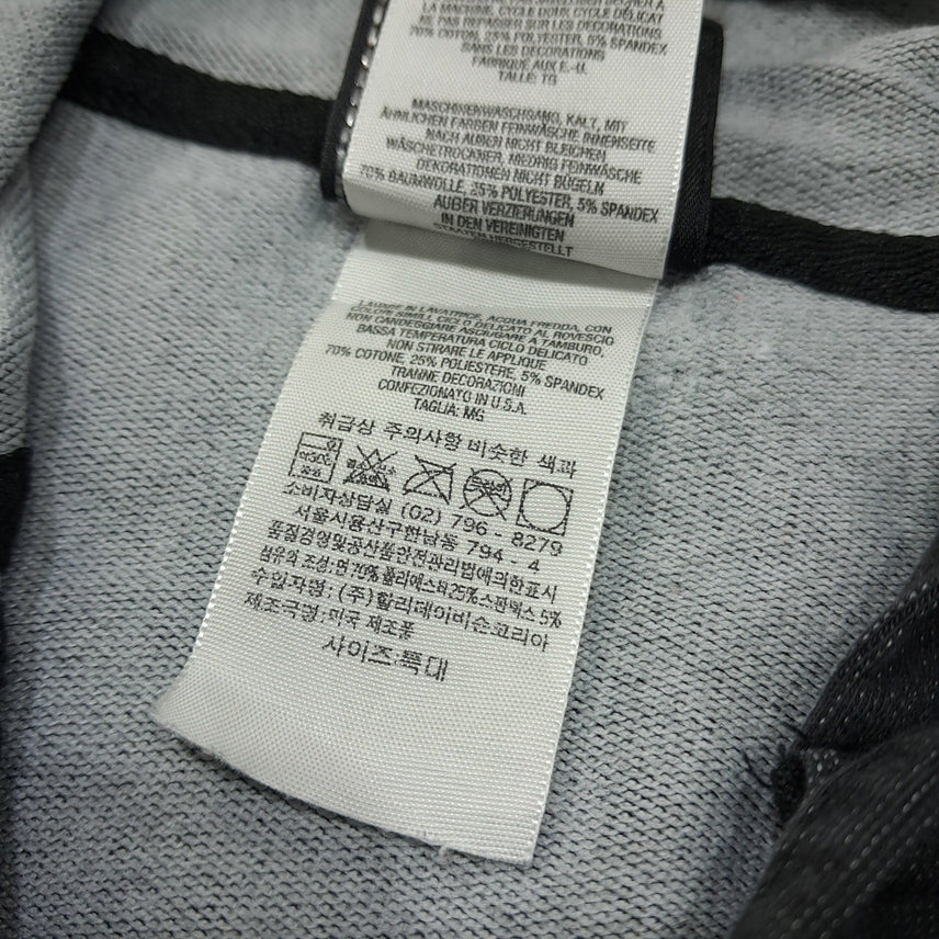 [SOLD OUT] CL641 XL 할리데이비슨 미국판 코튼혼방 차콜 블랙 후드