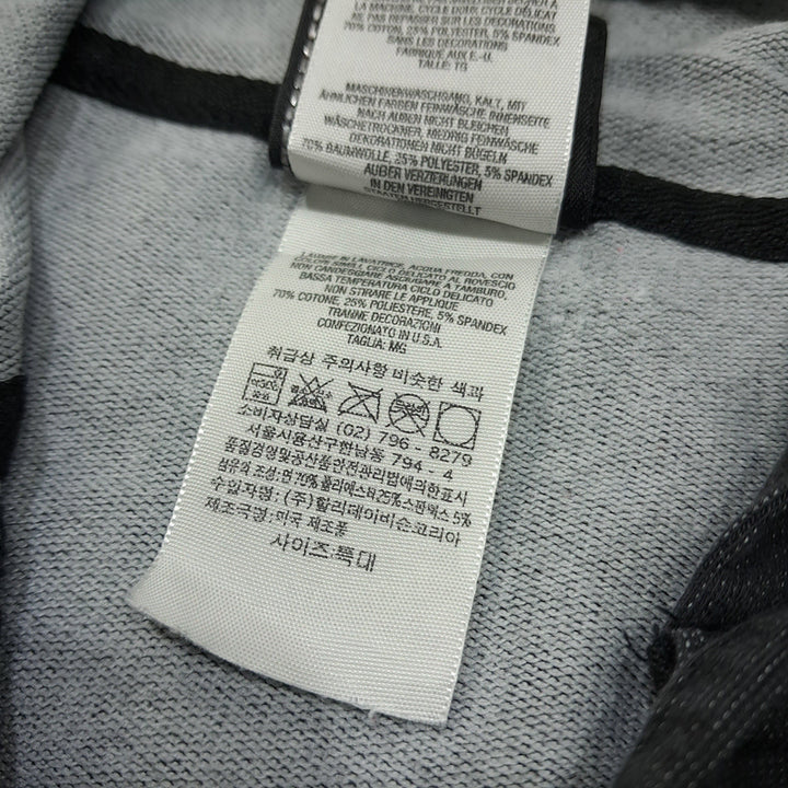 [SOLD OUT] CL641 XL 할리데이비슨 미국판 코튼혼방 차콜 블랙 후드