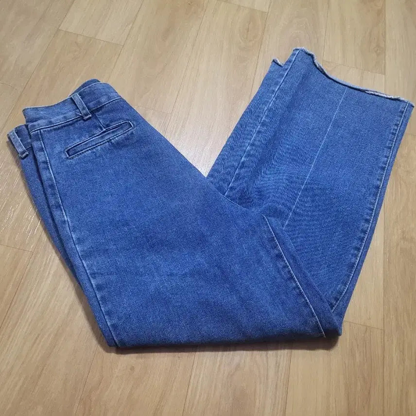 [SOLD OUT] 청바지 여성 와이드 일자 데님