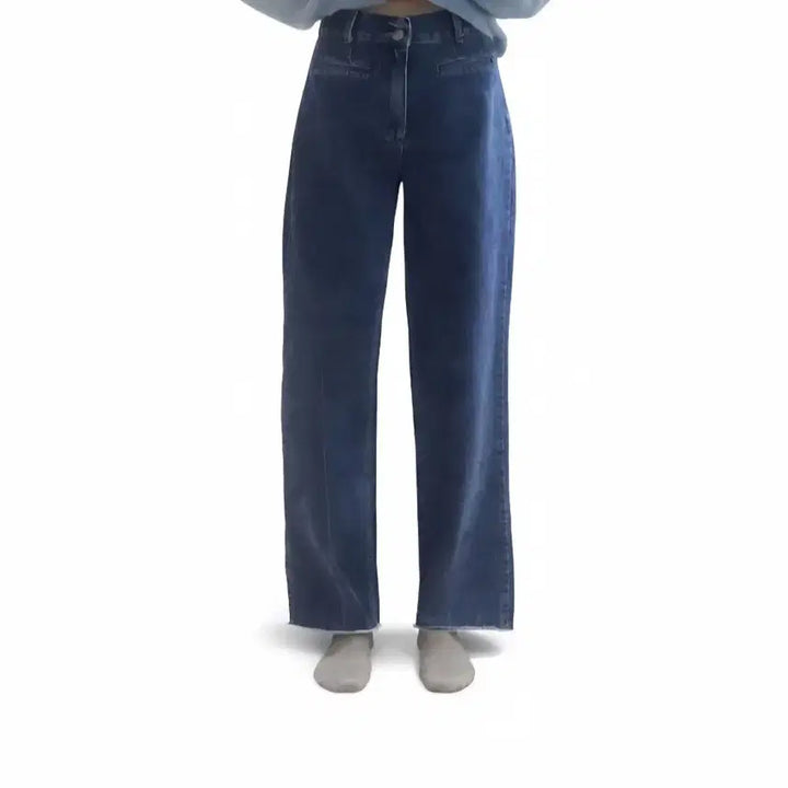 [SOLD OUT] 청바지 여성 와이드 일자 데님