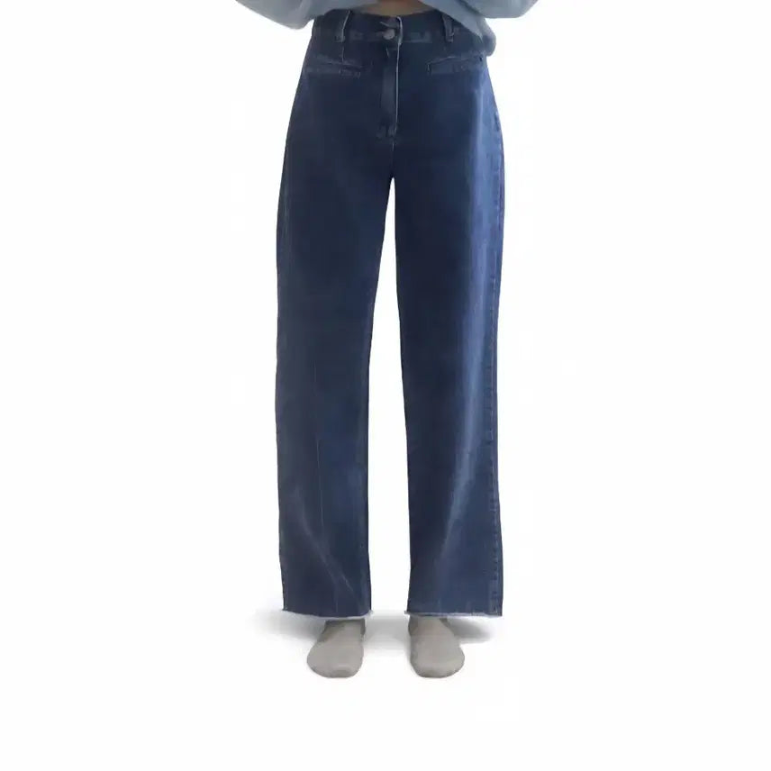 [SOLD OUT] 청바지 여성 와이드 일자 데님