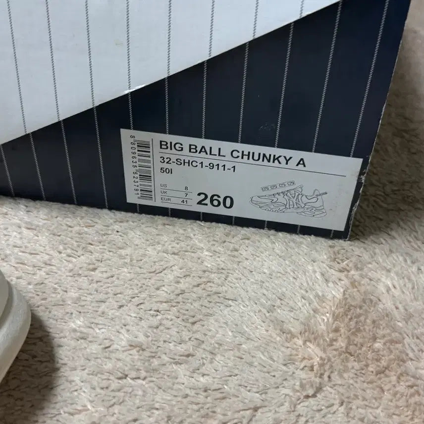 [BUNJANG] MLB New York Yankees Big Ball Chunky Sneakers White / MLB 엠엘비 빅볼청키 뉴욕양키스 운동화 화이트