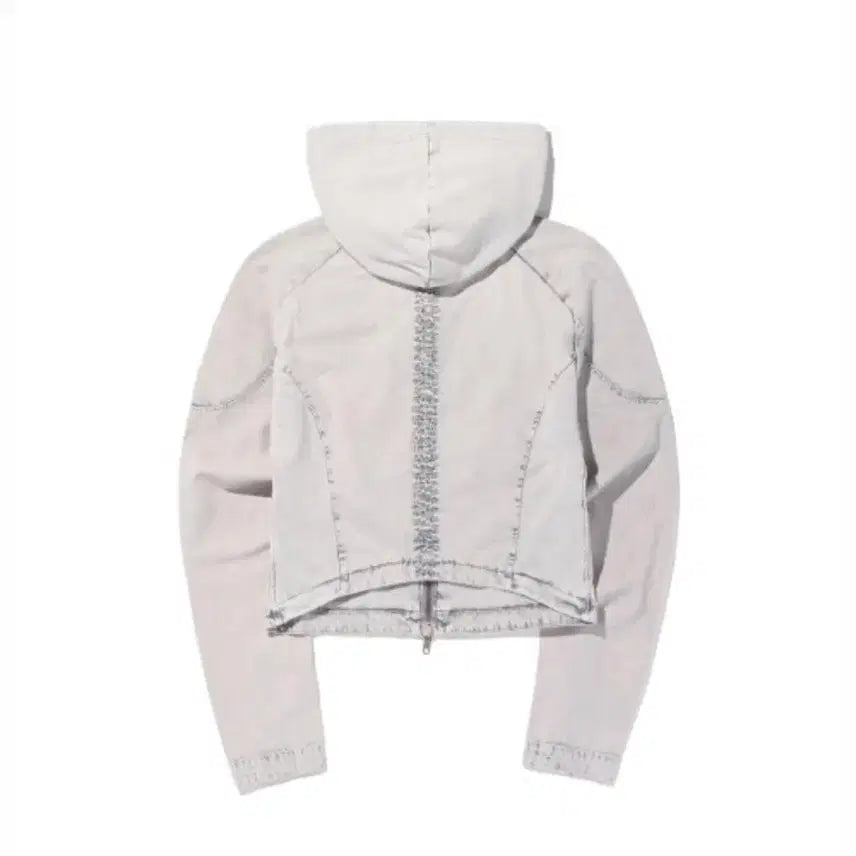[BUNJANG] MSCHF Bleached Cut-Off Hoodie Jacket (Gray, Size M) / (새학기세일) MSCHF 블리치드 컷오프 후디자켓 그레이 (사이즈m)