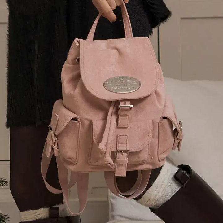 [BUNJANG] Lats You Nostalgia Chubby Backpack Pink / (새상품) 라츠유 노스탤지아 츄비 백팩 핑크