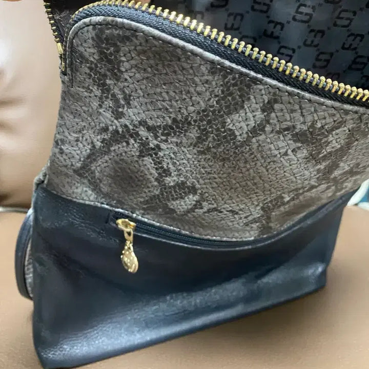 [BUNJANG] Nicole Miller Snake Pattern Bag / 니콜 밀러 뱀피 무늬 가방 숄더백 클러치
