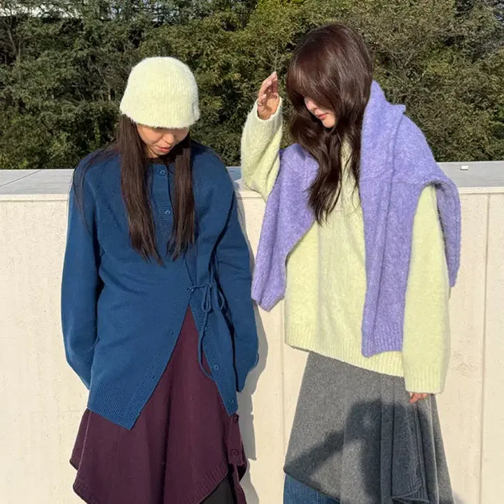 [BUNJANG] Acok Modular Lab Skirt - Gray / 아코크 모듈러 랩스커트 그레이