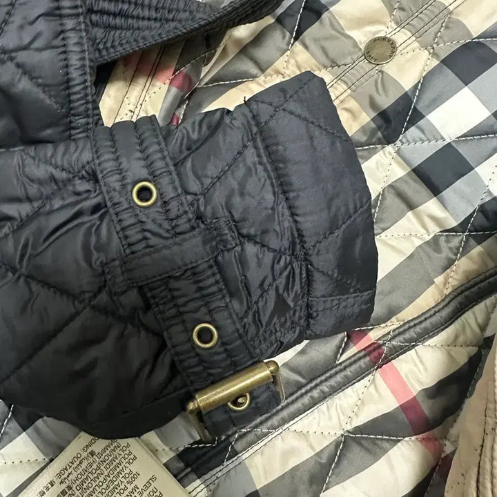 [BUNJANG] Burberry Black Quilted Belted Coat / 버버리 블랙 퀼팅 벨티드 코트