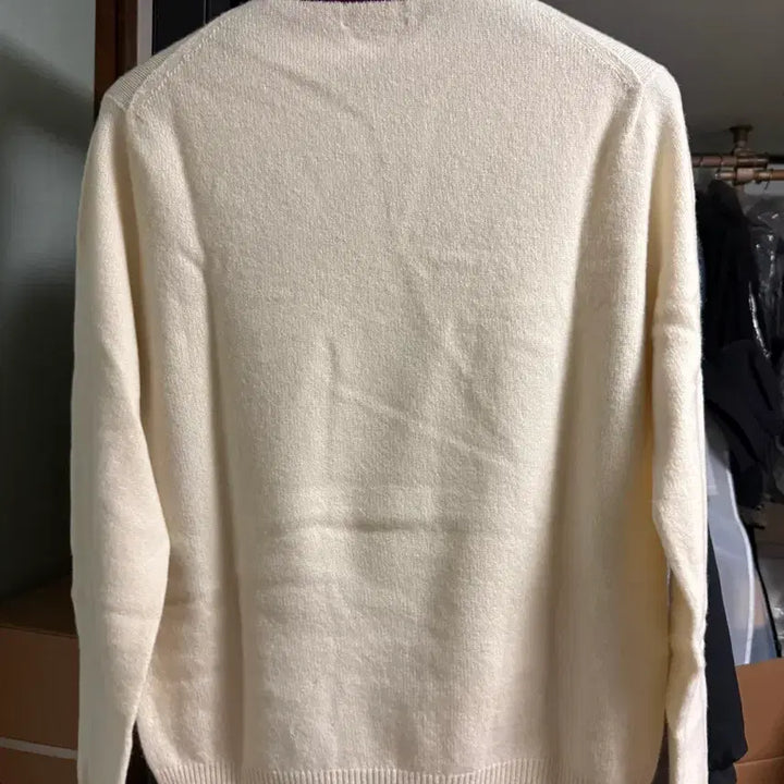 [BUNJANG] ESK Cashmere Collar Color Block Knit 40 / ESK / 캐시미어 카라 배색 니트 / 40